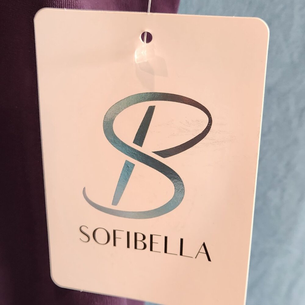 SOFIBELLA - NWT Women's Sleeveless Top - UV Colors -2X Plum - Picture 3 of 4